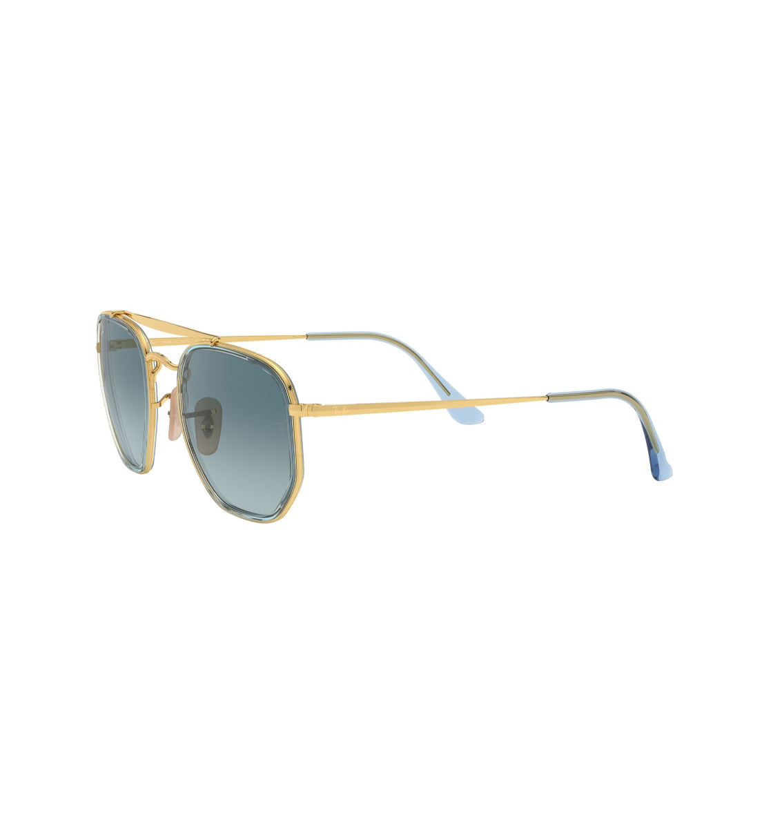 Ray Ban The Marshal II Sunglasses - Polarized Aviator Style for Men & Women | UV Protection, Classic Design for Driving, Travel & Outdoor Activities