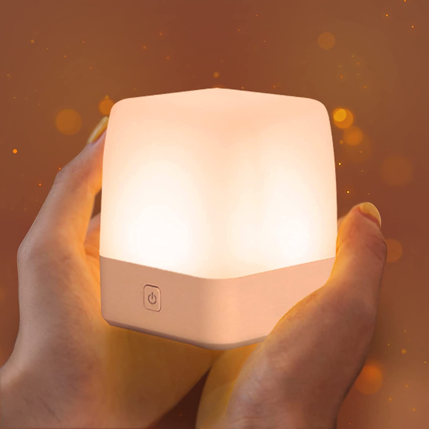 LED Night Light for Kids & Babies - Dimmable Touch Control Nursery Lamp, Rechargeable Portable Bedside Light with Memory Function - Perfect for Breastfeeding, Bedroom, Nursery & Travel Use