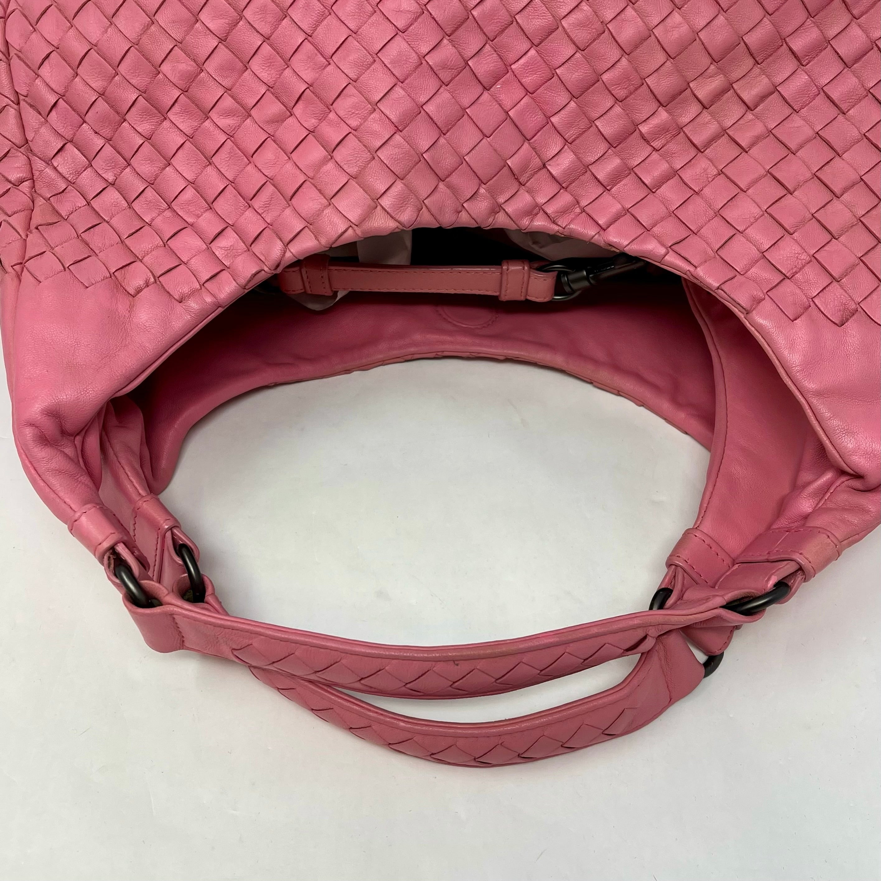 Bottega Veneta Intrecciato Leather Campana Shoulder Bag - Luxury Woven Crossbody Purse for Women, Perfect for Work, Travel & Evening Events
