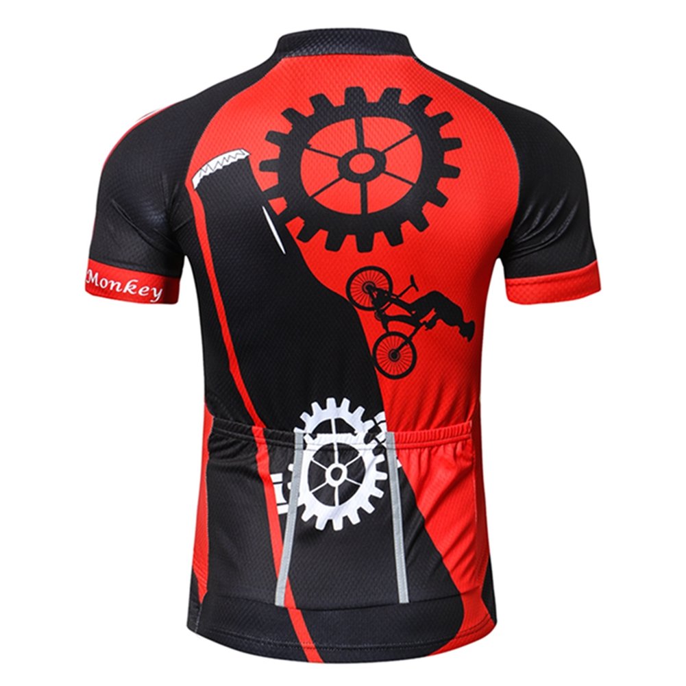 Men's Cycling Jersey Short Sleeve - Breathable Moisture-Wicking Bike Shirt for Road & Mountain Biking | Perfect for Summer Training & Outdoor Sports