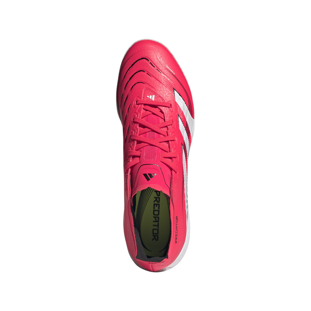 Adidas Predator League TF Turf Football Shoes for Men - Lucid Red/White/Core Black - Soccer Cleats for Artificial Grass - Perfect for Training & Matches