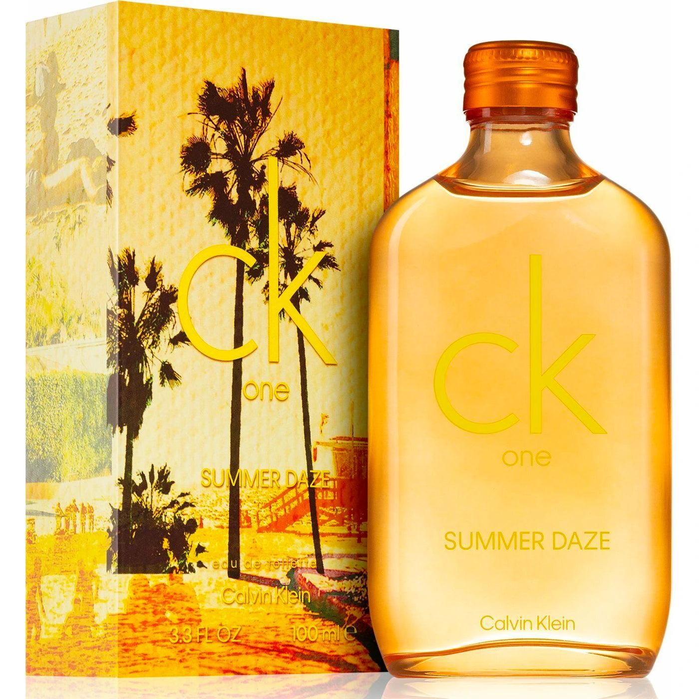 CK One Summer Daze 2022 Unisex Eau de Toilette Spray - 3.3 oz | Fresh Citrus Summer Fragrance for Men & Women | Perfect for Beach Days, Outdoor Adventures & Summer Vacations