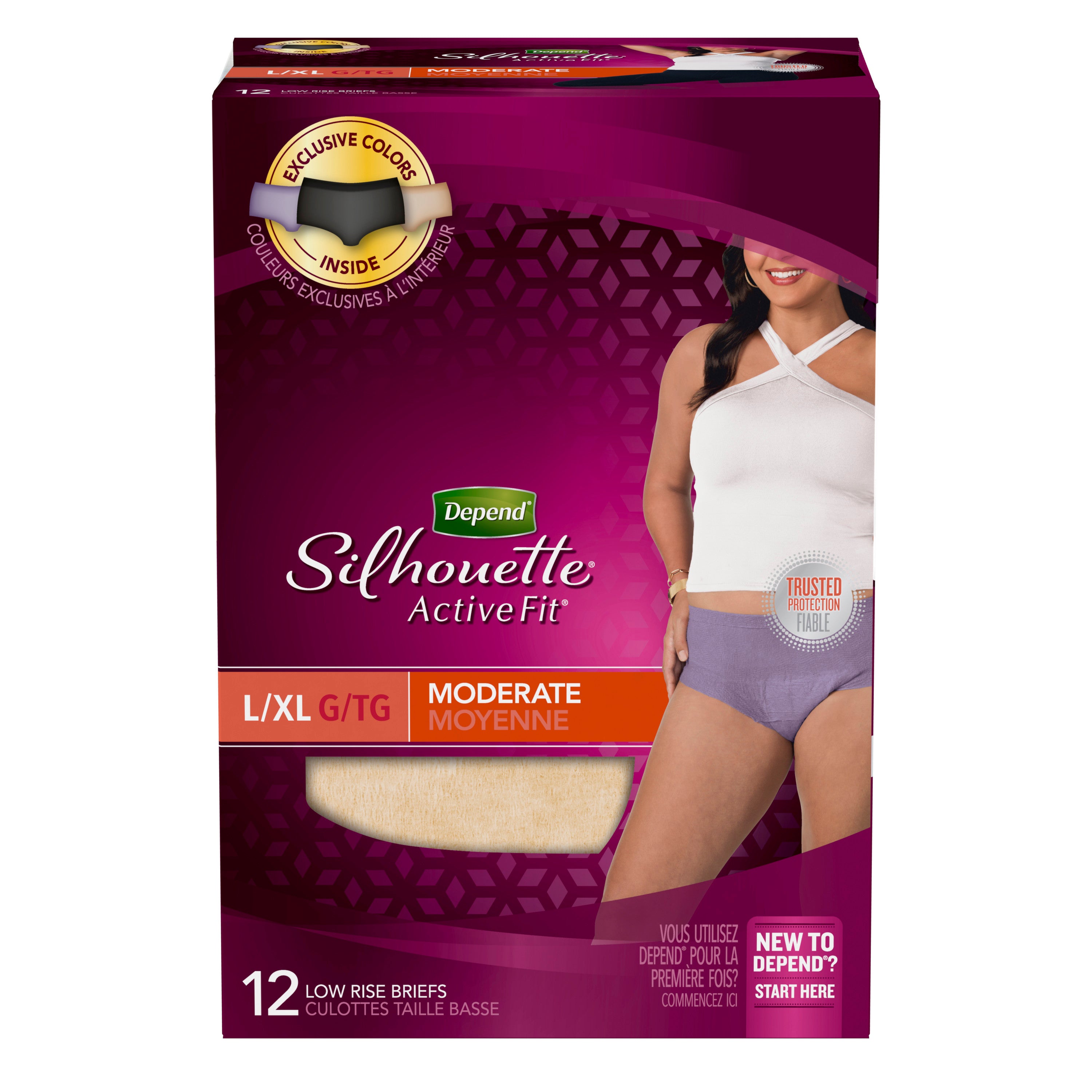 Depend 47171 Adult Absorbent Underwear for Men & Women - 36 Count Pack - Maximum Protection for Incontinence & Active Lifestyle - Home, Travel & Overnight Use
