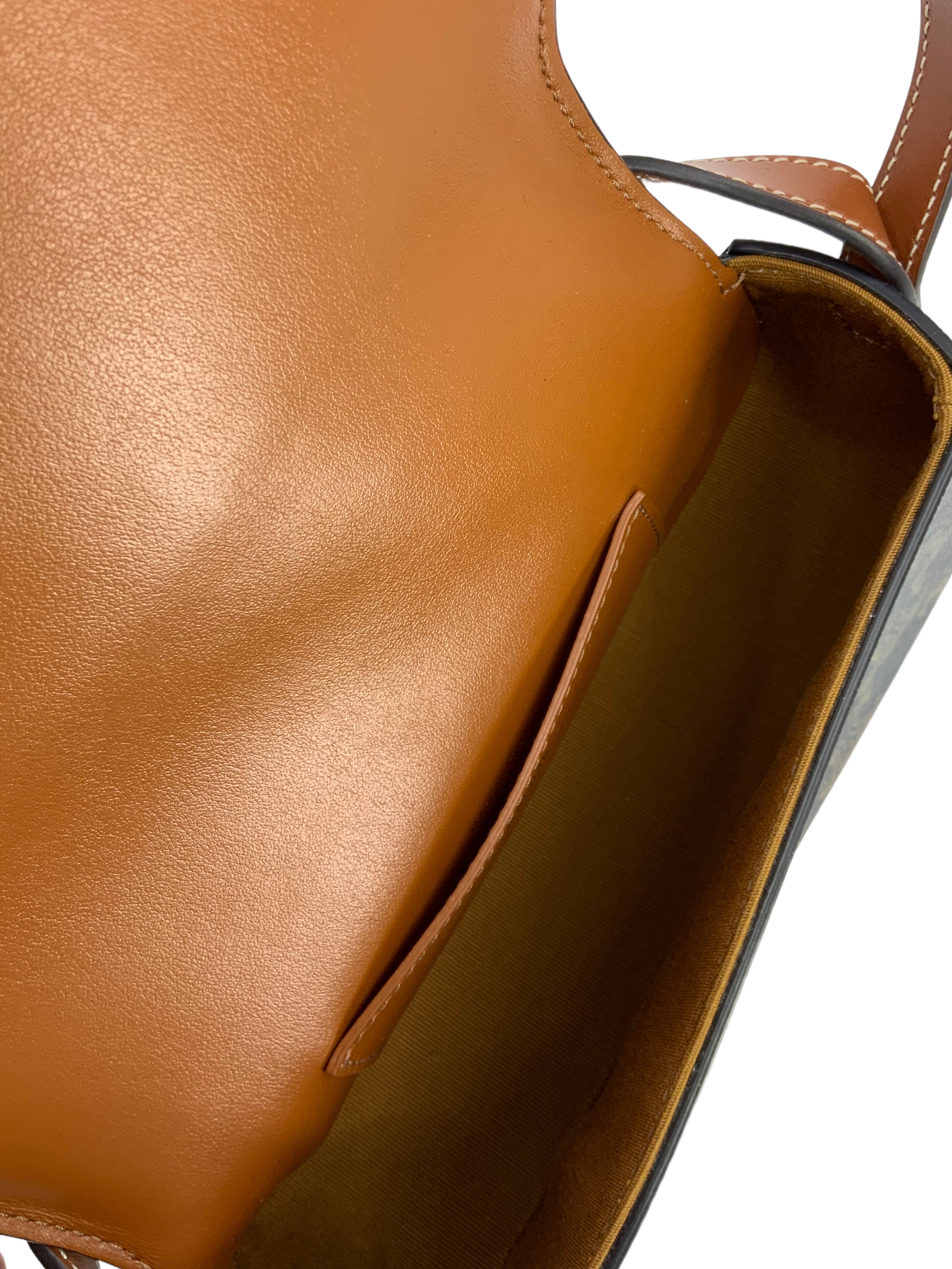 CELINE Triomphe Tabou Clutch Crossbody Bag - Luxury Leather Shoulder Bag for Women | Perfect for Evening Parties, Date Nights & Special Occasions