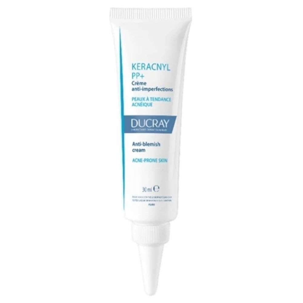 DUCRAY Keracnyl PP+ Anti-Blemish Cream 30ml - Acne Treatment for Oily & Acne-Prone Skin - Reduces Breakouts & Imperfections - Daily Face Moisturizer for Clear Skin | Perfect for Teens & Adults with Sensitive Skin