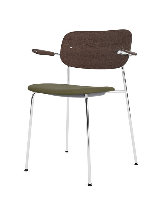 Comfortable Upholstered Dining Chair with Armrests - Perfect for Kitchen, Dining Room, and Home Office Use