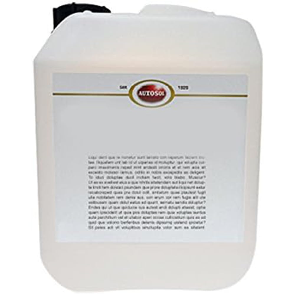 Autosol 01 002004 Premium Car Wash Shampoo - 10 Liter Bottle for Professional & Home Auto Detailing - Gentle Foam Formula for Cars, Trucks & Motorcycles