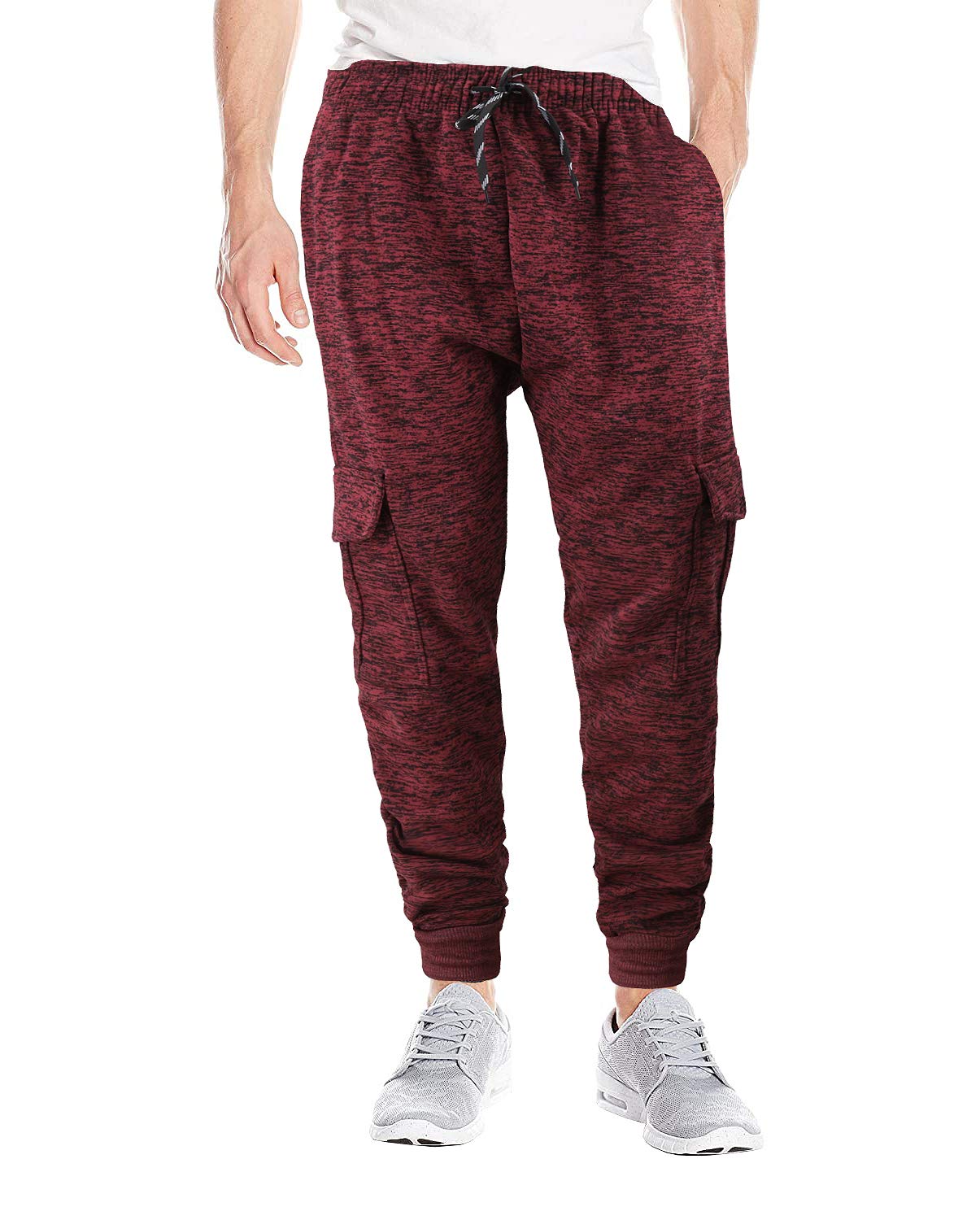 Vkwear Men's Slim Fit Jogger Pants - Casual Athletic Sweatpants for Gym, Workout & Running | Lightweight Comfortable Sports Pants for Training, Yoga & Lounge Wear