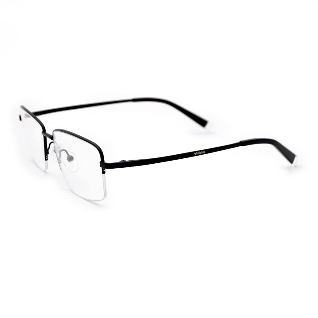 Premium Titanium Blue Light Blocking Glasses - Anti Eyestrain Computer Glasses for Men & Women - Lightweight & Durable Titanium Frame - Perfect for Office Work, Gaming & Screen Time