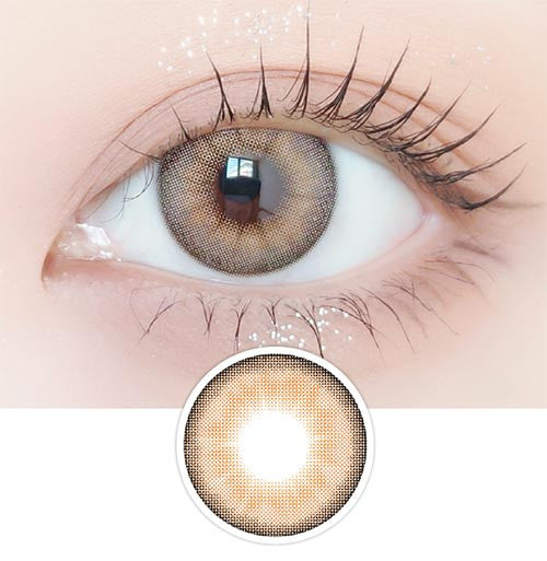 Buttercup Beige (2 Pack) Monthly Contact Lenses - Silicone Hydrogel for Comfort & Breathability - Perfect for Daily Wear, Special Occasions & Costume Looks