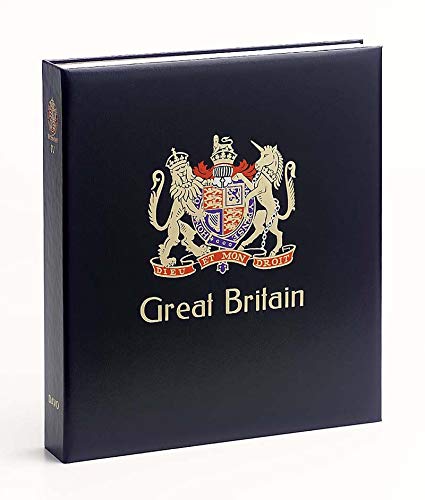 DAVO 14282 Premium Luxe Stamp Binder Album for Great Britain VII - Perfect for Stamp Collectors & Philatelic Enthusiasts