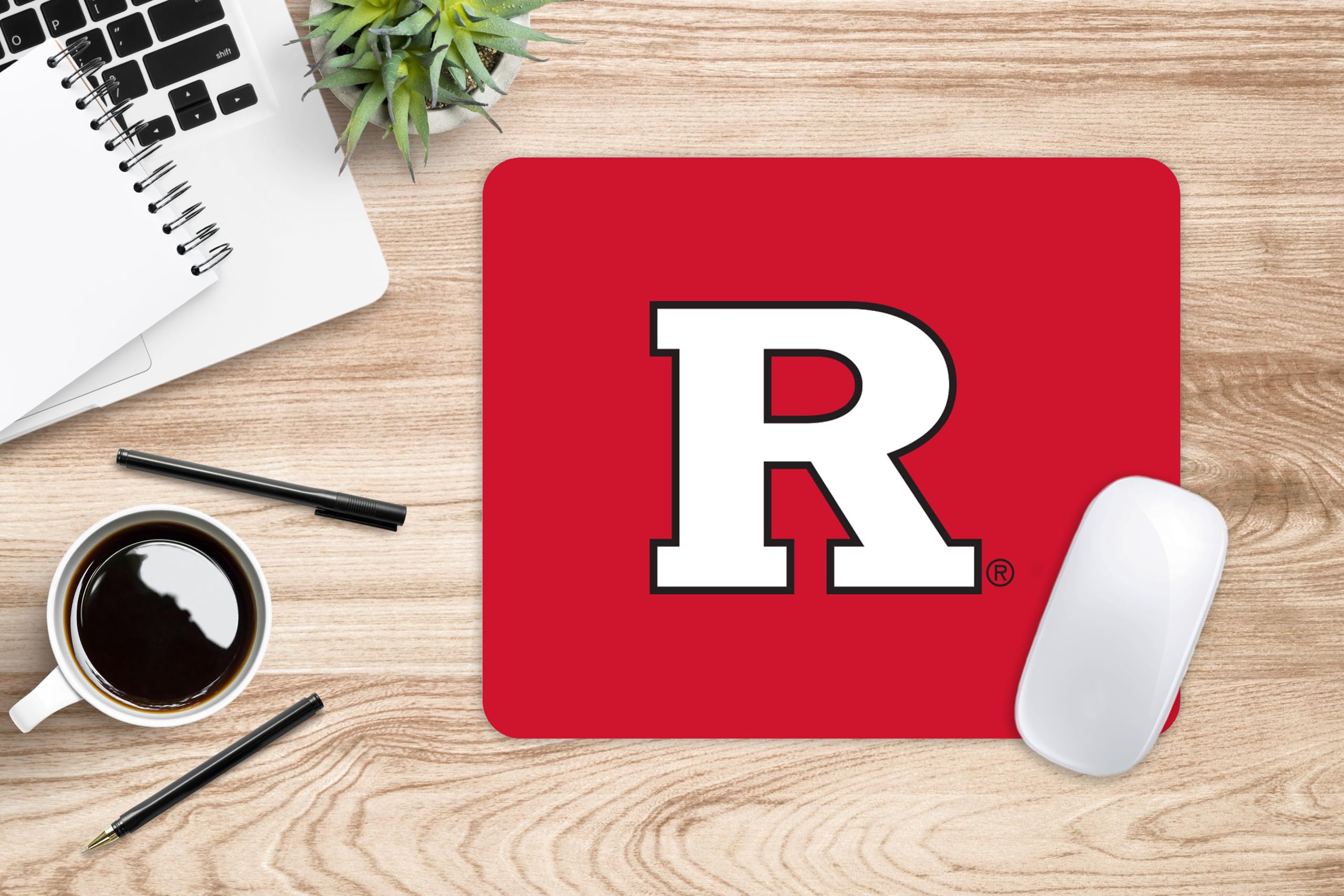 Rutgers University Mouse Pad - Classic Black Fabric Gaming & Office Desk Mat for Computers, Laptops - Perfect for Work, Study & Gaming Setup