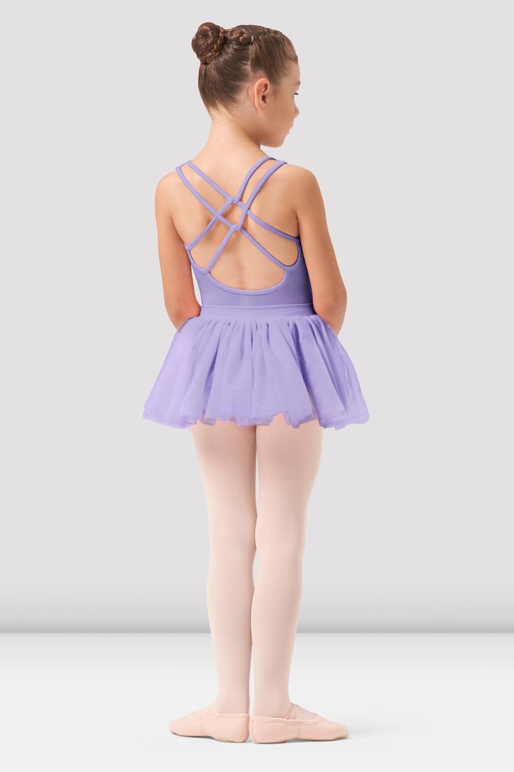 Leila Cross Back Tutu Dress for Girls - Elegant & Comfortable Ballet Dress for Dance, Parties & Special Occasions