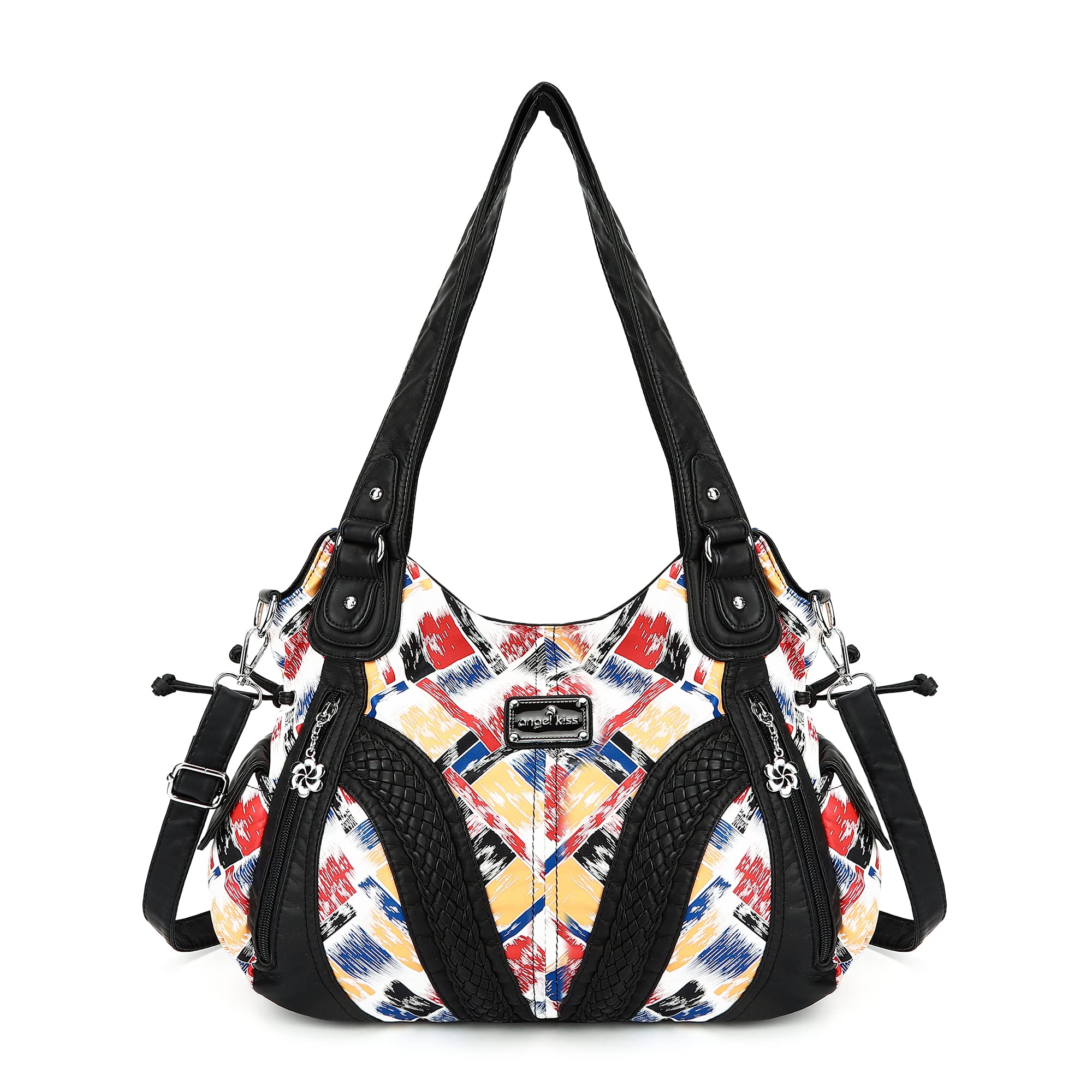 Stylish Women's Tote Bag & Shoulder Bag Set - Fashionable Washed Synthetic Leather Handbags for Work, Travel & Daily Use - Trendy Top Handle Satchel Purse Collection