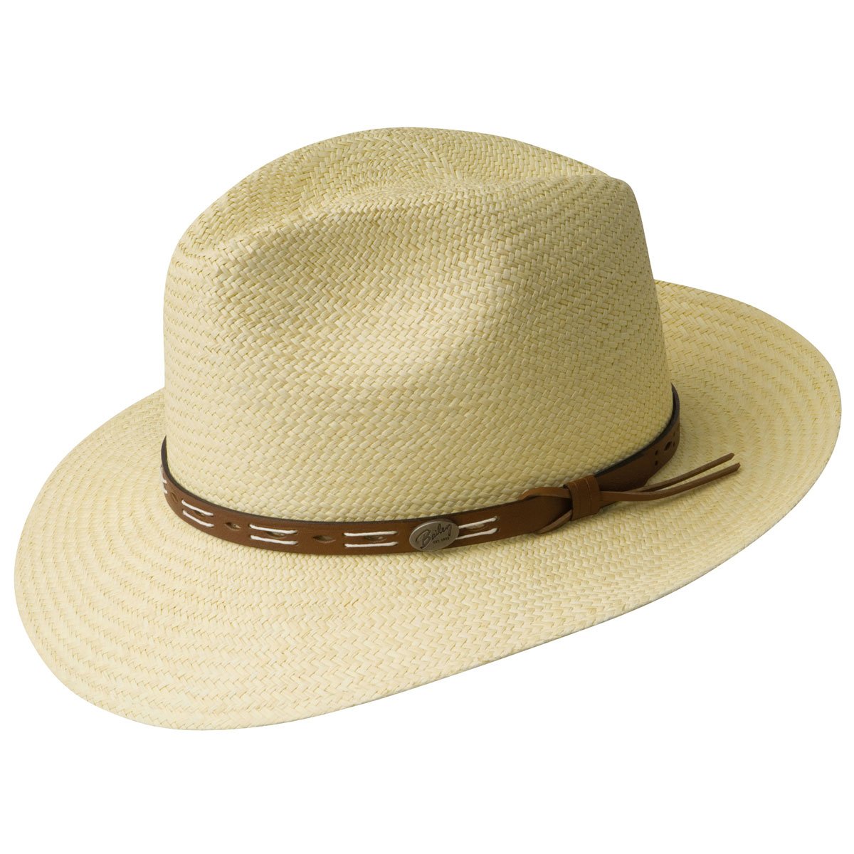 Bailey of Hollywood Cutler Genuine Hand-Woven Panama Hat for Men & Women - Summer Beach, Outdoor Travel & Sun Protection Accessory