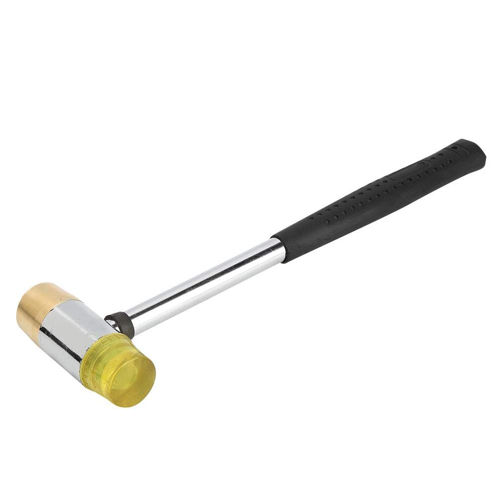 Professional Guitar Fret Hammer - Double Head Luthier Tool with Brass & Rubber Tips for Guitar, Bass, Mandolin & Ukulele Repair | Perfect for Instrument Setup, Maintenance & DIY Projects