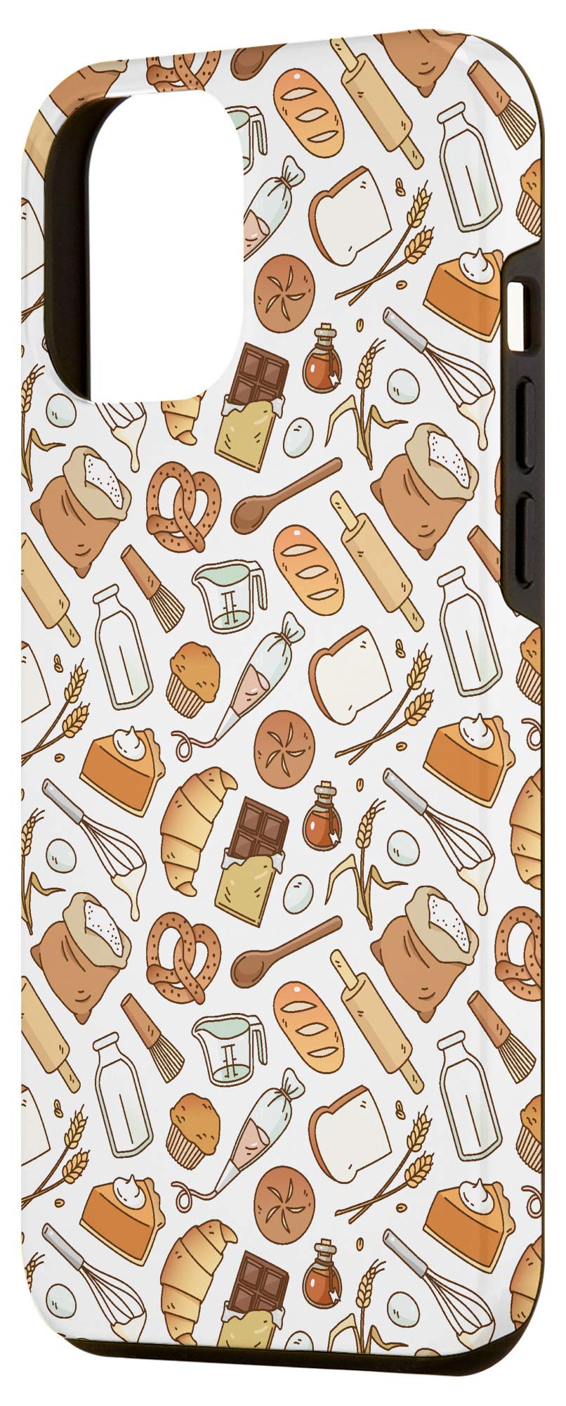 iPhone 12 Pro Max Case - Premium Protective Cover with Stylish Bakery Design | Perfect for Everyday Use, Work & Travel