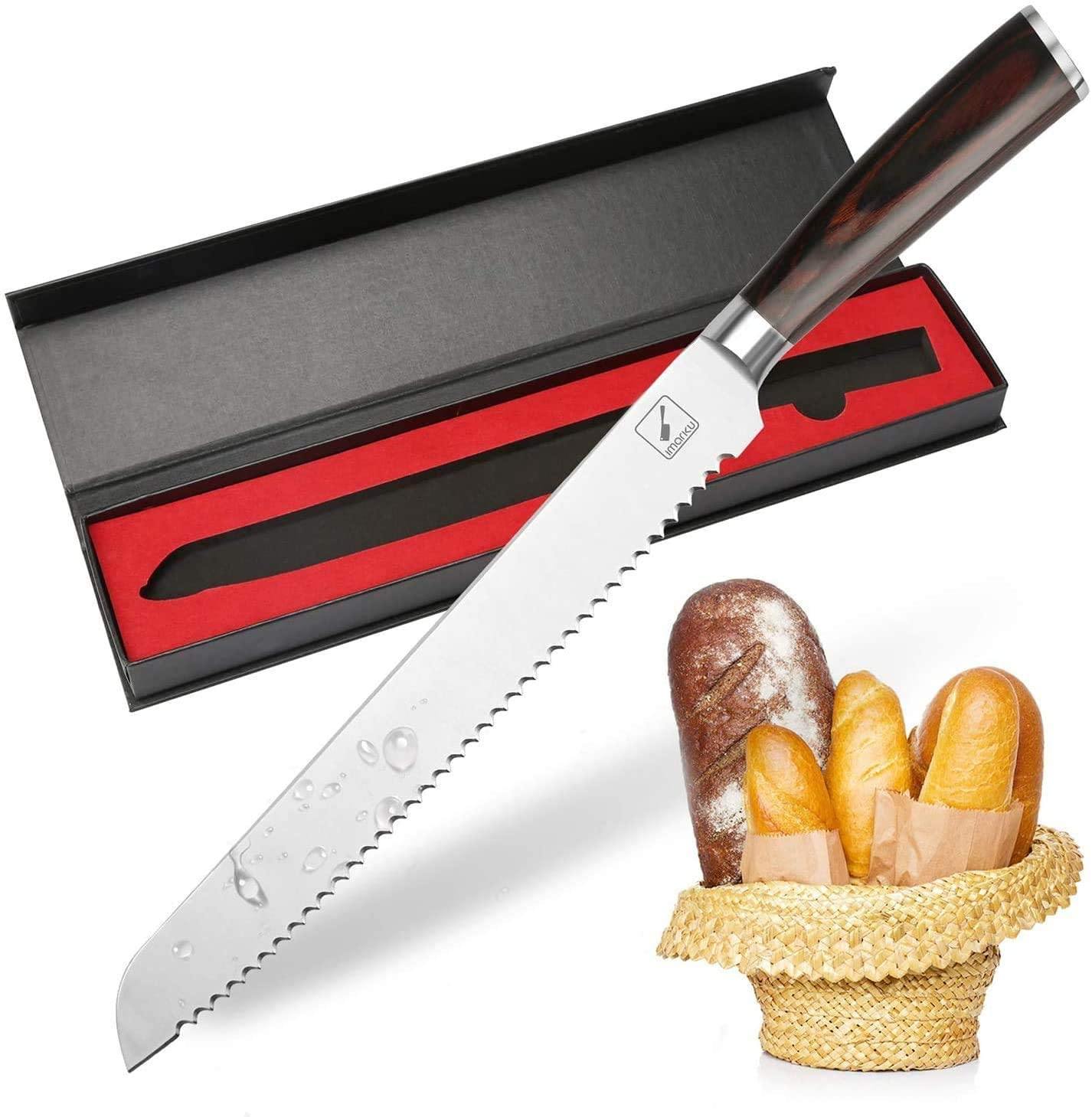 Premium 4-Piece Kitchen Knife Set by imarku - Chef Knife, Utility Knife, Paring Knife & Steak Knives - High Carbon Stainless Steel Blades - Perfect for Home Cooking, Professional Chefs & BBQ Parties