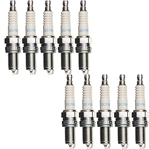 (10-Pack) NGK DCPR8E Spark Plugs (Stock #4339) - High Performance Spark Plugs for Cars, Trucks & Motorcycles - Perfect for Engine Tune-Ups & Maintenance