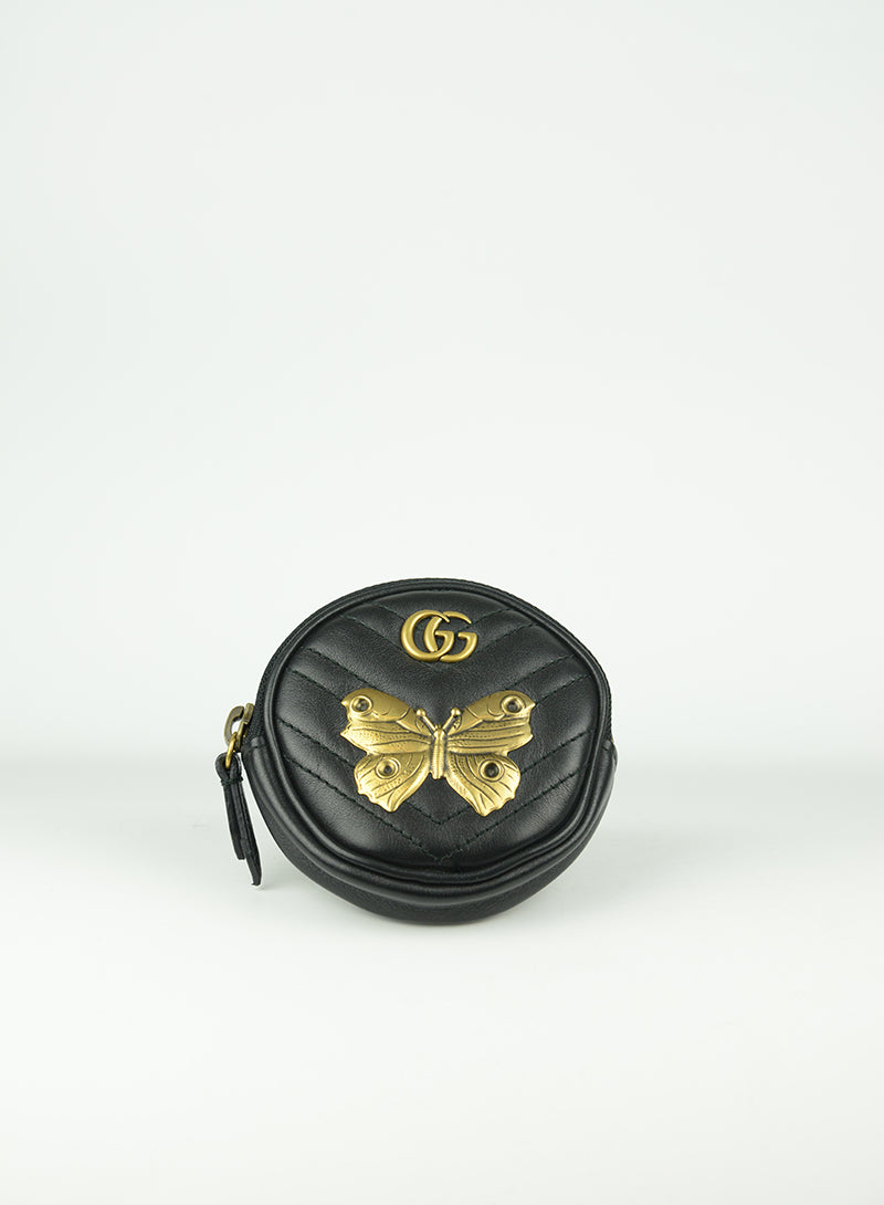 Gucci Black Leather Wristlet Wallet for Women - Stylish & Compact for Everyday Use and Travel
