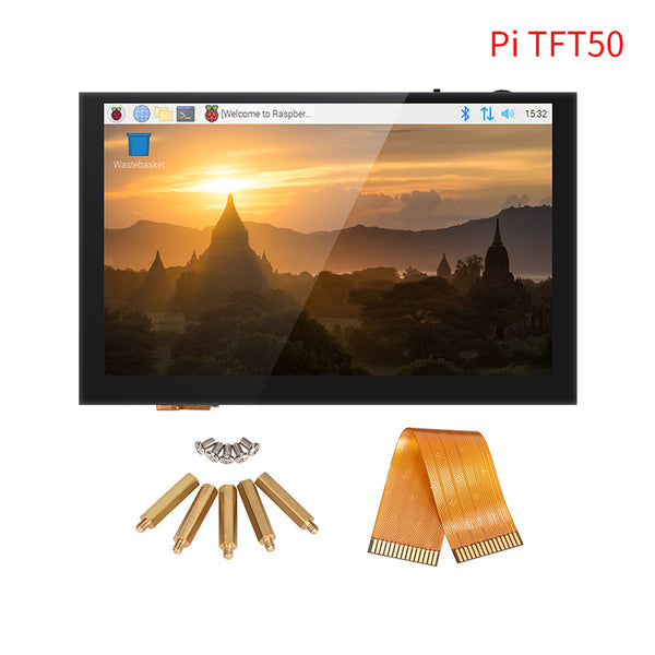 BigTreeTech PI TFT50 V2 Touch Screen Display for 3D Printer - Perfect for Creality Ender 3, CR-10, and DIY 3D Printing Projects