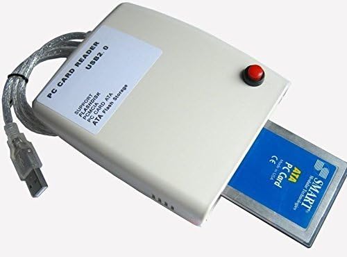 ATA PCMCIA Memory Card Reader 68-Pin CardBus to USB 2.0 Adapter Converter - Compatible with Laptops, Cameras & Legacy Devices for Data Transfer & Storage