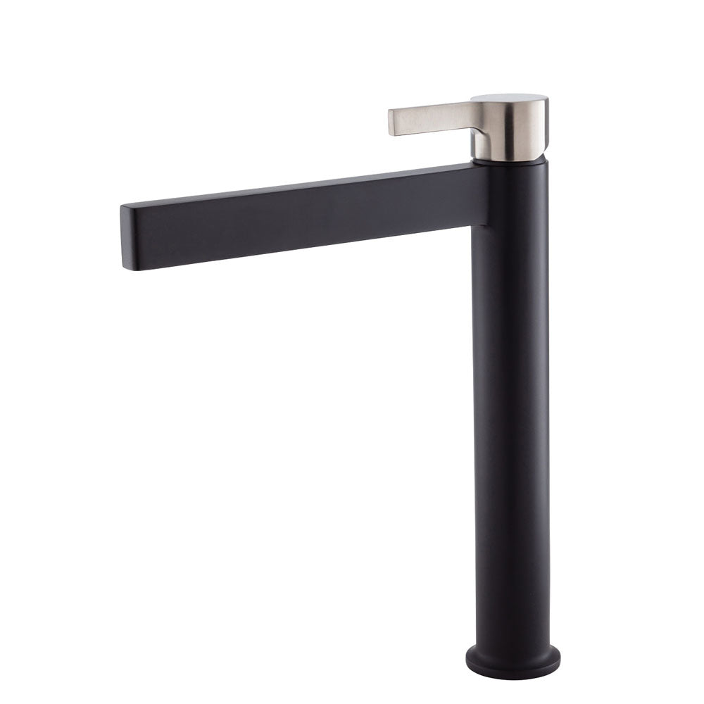 Matte Black / Brushed Nickel Handle