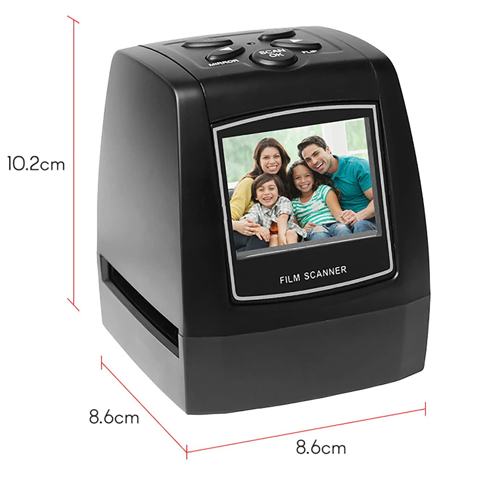 35mm Film Slide Scanner with 2.36