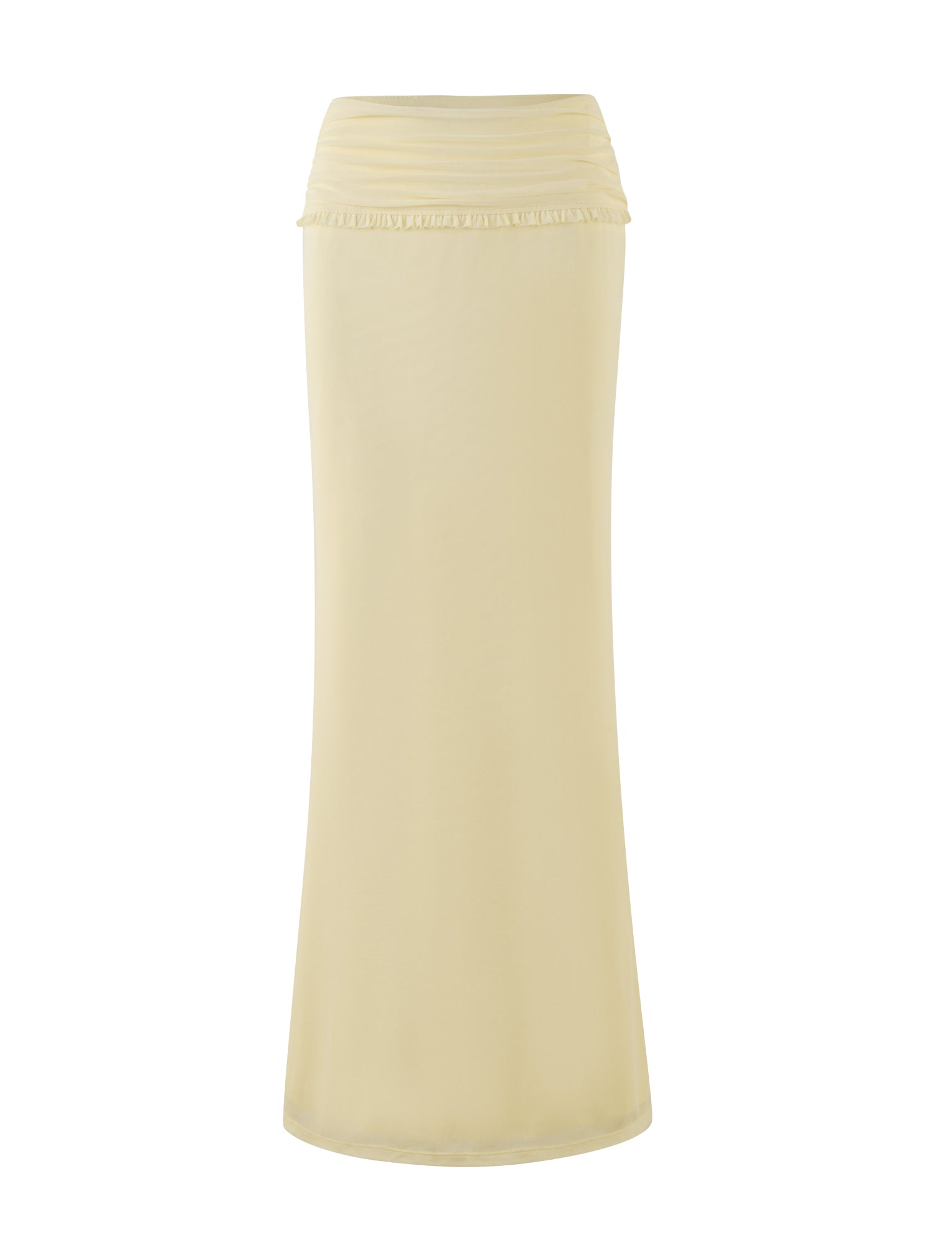 GINNY MAXI SKIRT in Vibrant Lemon Yellow | Flowy Long Skirt for Women | Perfect for Summer Outfits, Beach Vacations & Boho Fashion