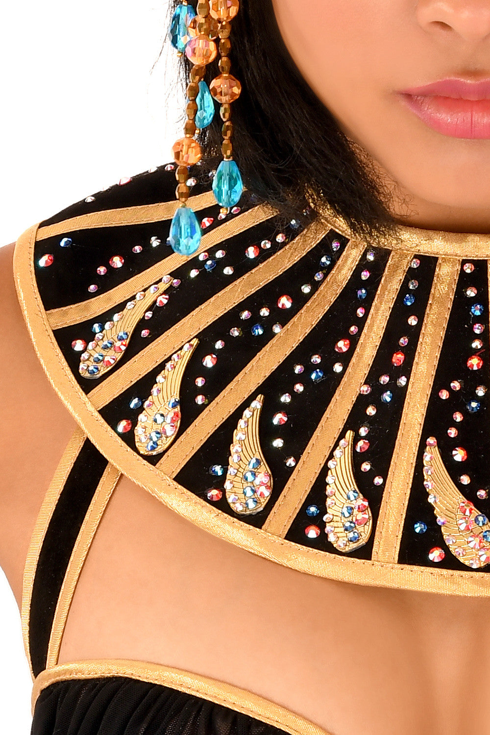 Nefertiri Elegant Beaded Collar Necklace for Women - Perfect for Weddings, Parties & Special Occasions