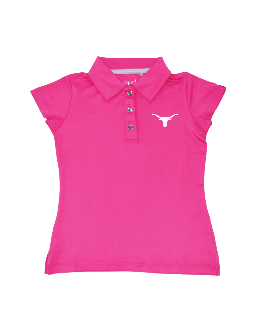 Texas Longhorns Toddler Girls' Polo Shirt - Cute Cotton Top for Baby & Kids - Perfect for Game Day, School & Family Outings