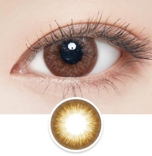 Premium Brown Colored Monthly Contact Lenses (2-Pack) - Soft Silicone Hydrogel for Comfort & Breathability | Perfect for Daily Wear, Cosplay, Halloween & Special Events