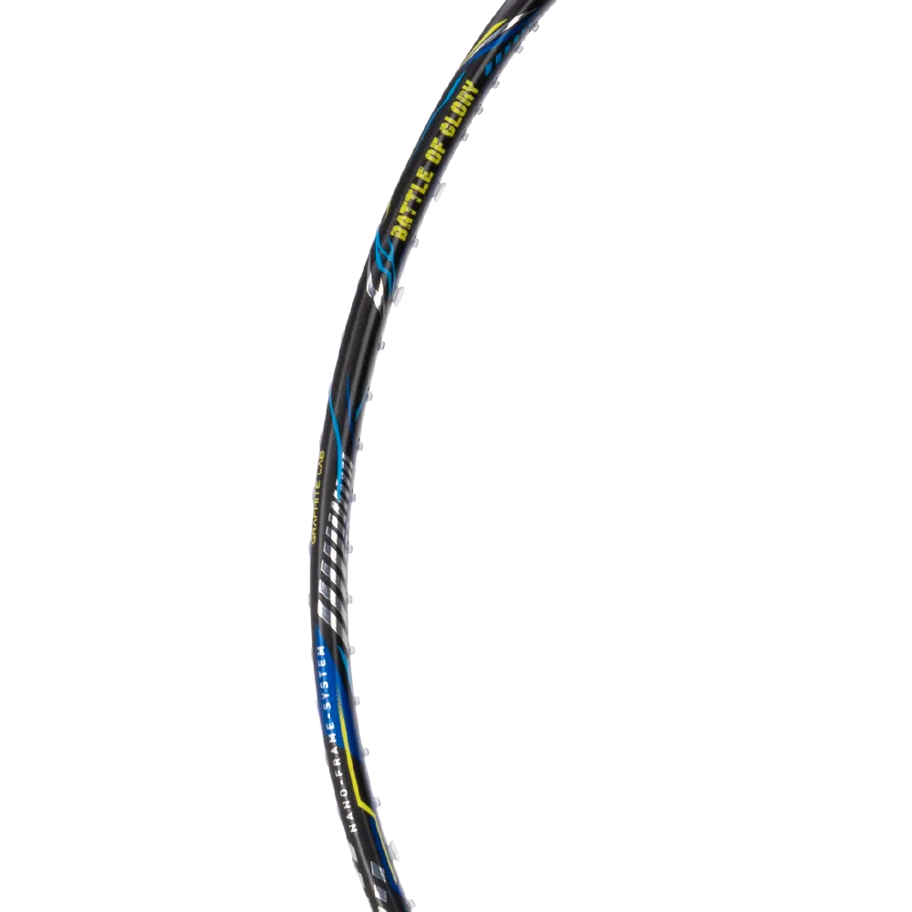 HNDRD Battle 600 Professional Badminton Racket - Lightweight Carbon Fiber Shuttlecock Racket for Advanced Players | Perfect for Tournaments & Backyard Games