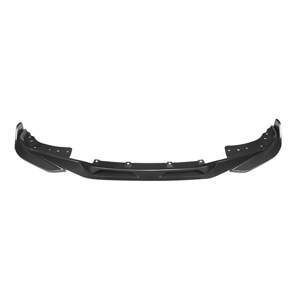 2021-2023 BMW 4 Series G22/G23 Carbon Fiber S-Style 3-Piece Front Lip Spoiler - Aggressive Styling for Enhanced Aerodynamics & Street Racing Look