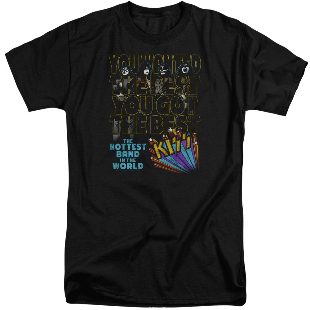 Kiss The Best Unisex Tall T-Shirt for Men & Women - Comfortable Oversized Cotton Tee for Casual Wear, Street Style & Everyday Outfits