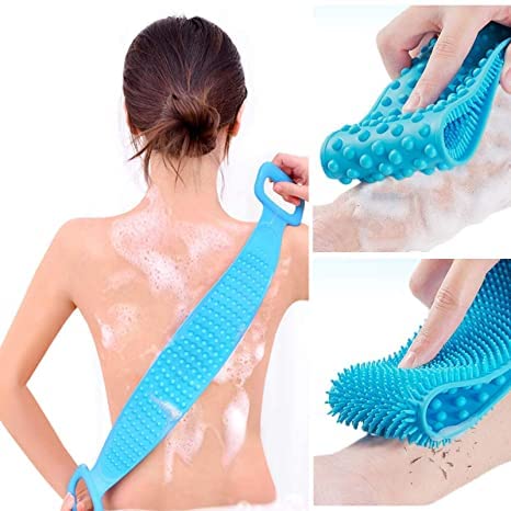 Honbon Silicone Back Scrubber - Exfoliating Belt for Shower & Skin Care