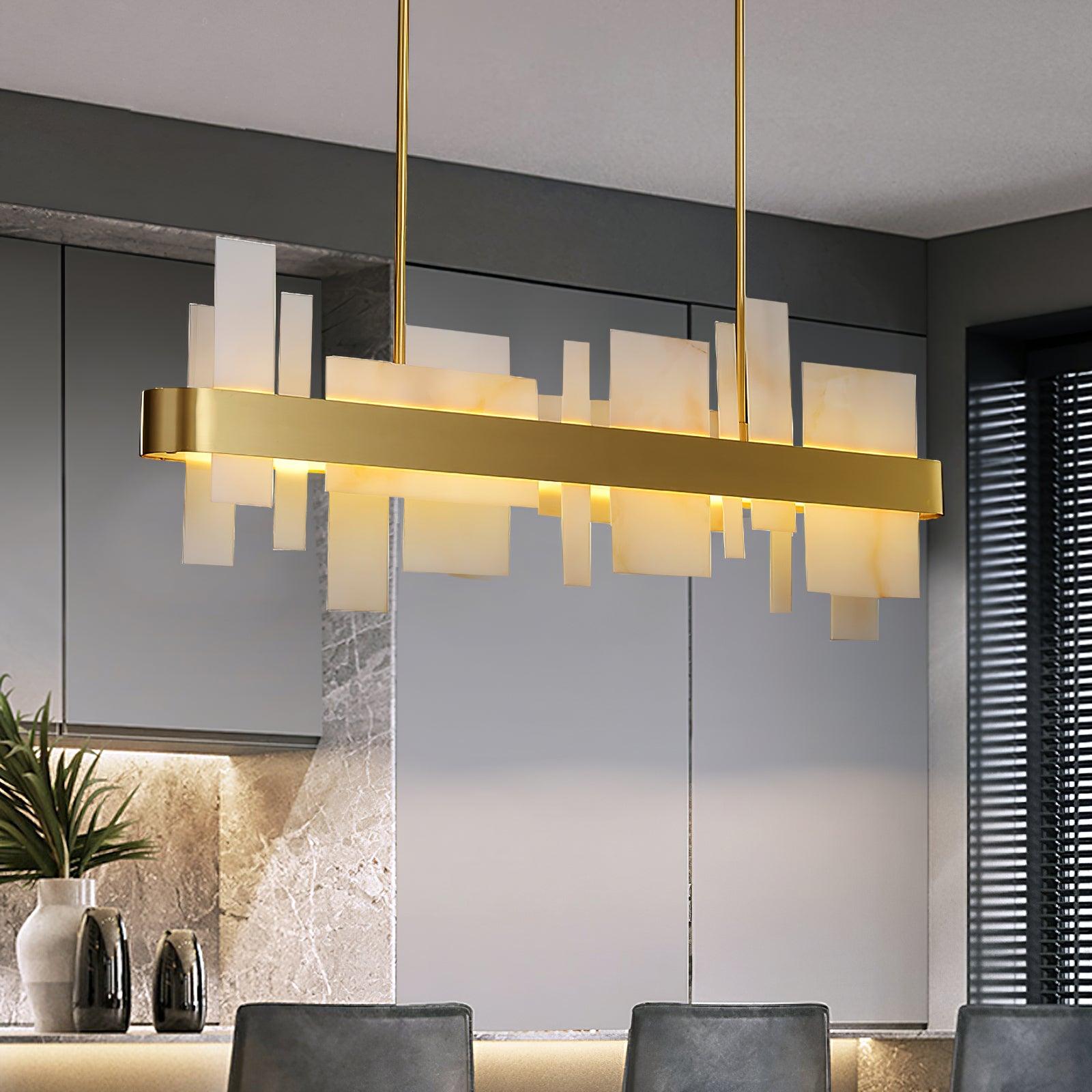 Amelie Crystal Chandelier - Elegant Modern Ceiling Light Fixture for Dining Room, Living Room & Bedroom | Perfect for Home Decor & Wedding Events