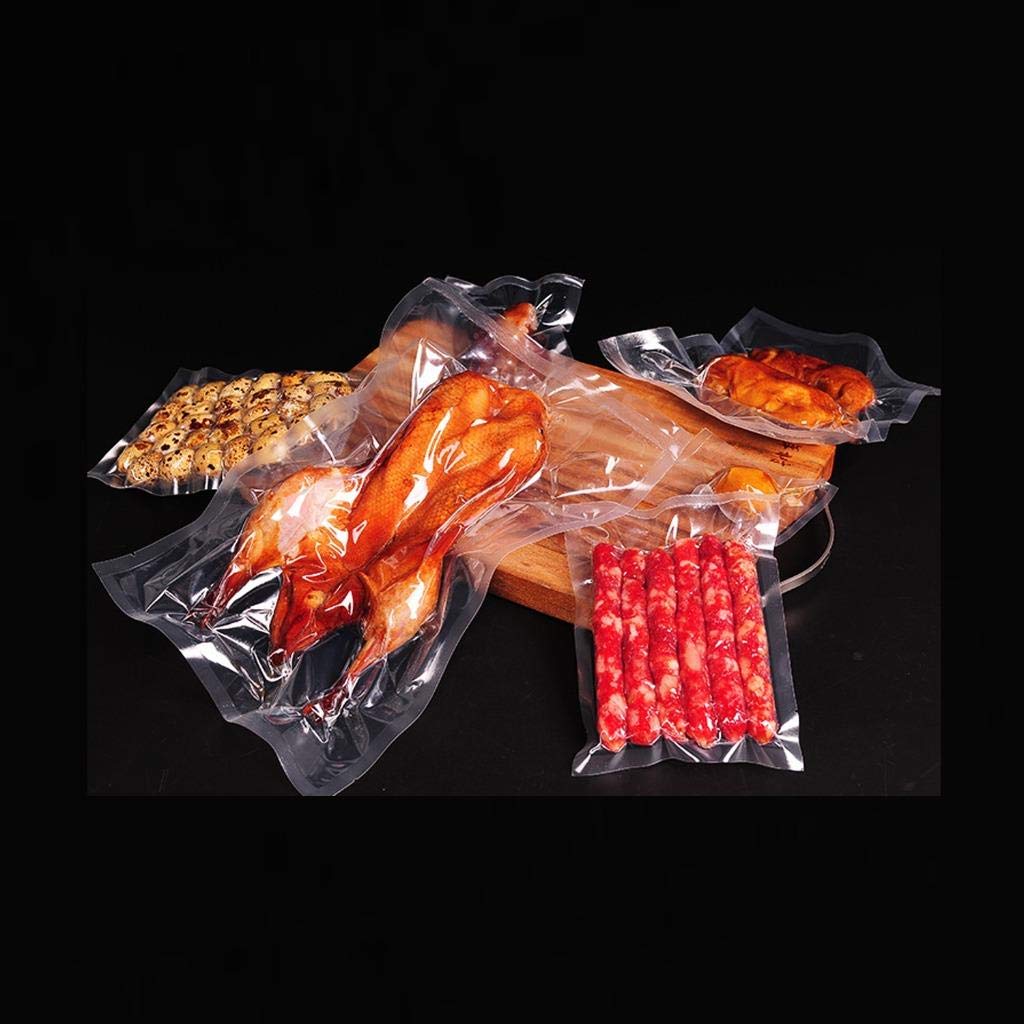100 Pcs Vacuum Sealer Bags - Heavy Duty Freezer Storage Bags for Food Preservation | Airtight Seal for Meat, Vegetables & Leftovers | Perfect for Sous Vide, Meal Prep & Long-Term Freezing | Compatible with Most Vacuum Sealers