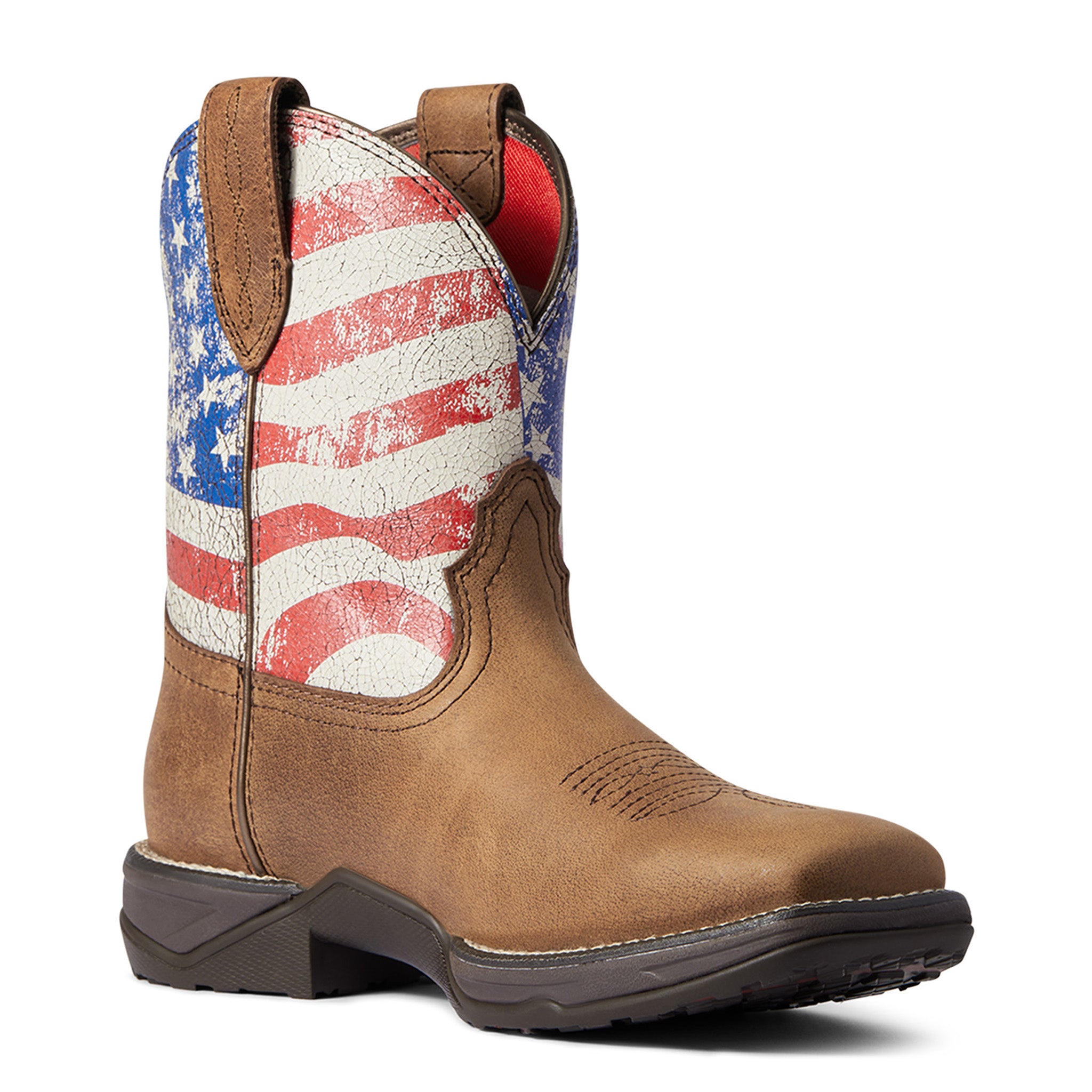 Ariat Women's Anthem Patriot Square Toe Cowboy Boots - Western Riding & Country Fashion for Comfort & Style