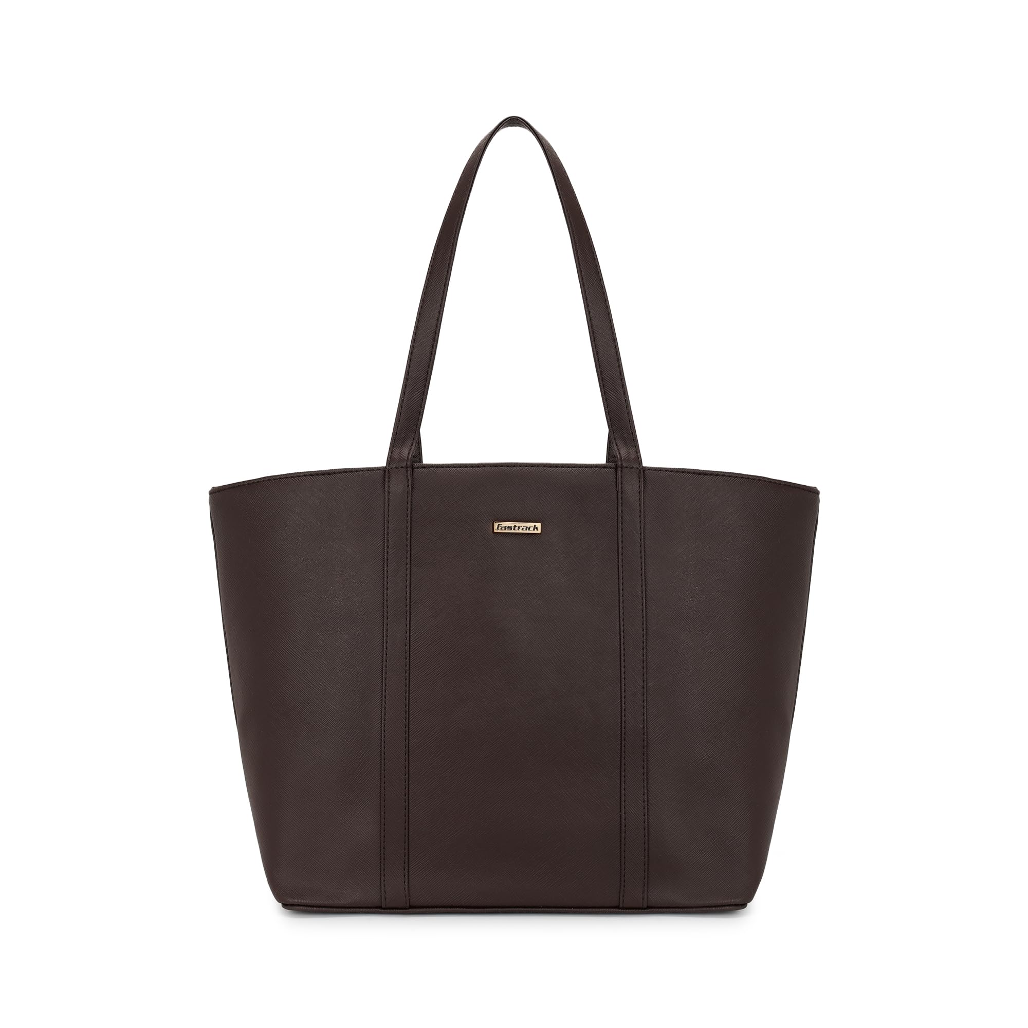 Fastrack Women's Essential Tote Bag with Top Zip Closure, Multiple Pockets & Comfortable Shoulder Strap - Perfect for Work, Travel, Shopping & Everyday Use