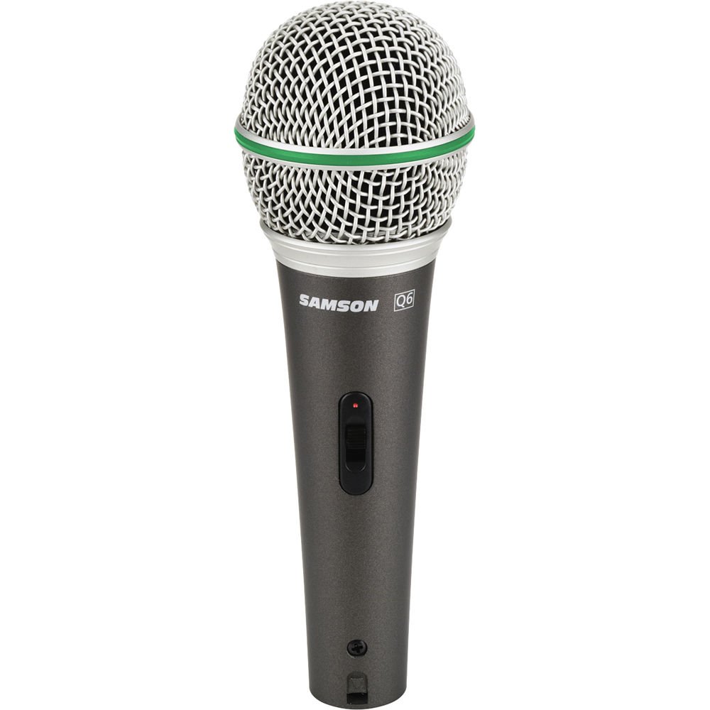 Samson Q6 Professional Dynamic Microphone for Recording, Podcasting & Live Streaming - Ideal for Vocals, Instruments & Broadcast Studios