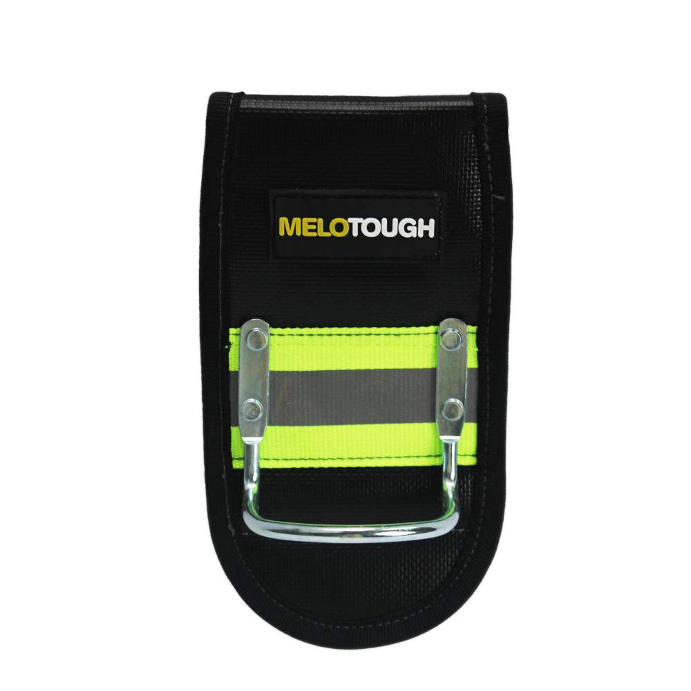 **MELOTOUGH Cordless Drill Holder - Heavy Duty Tool Belt Hook with Tape Measure Clip & Drill Bit Tote - Perfect for Electricians, Carpenters & DIY Projects**