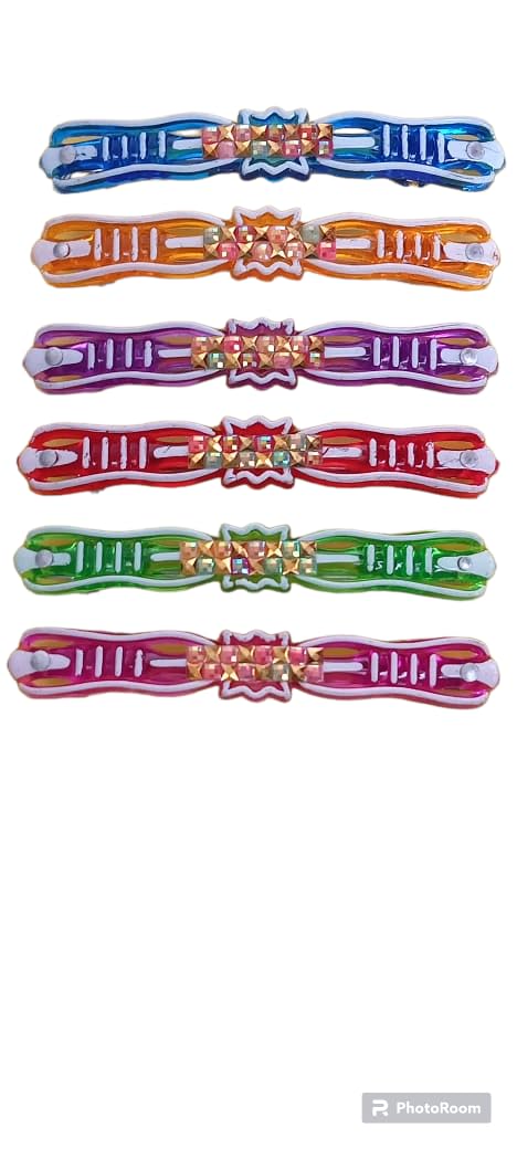 Rajmart Global Fashion Hair Clips for Women & Girls - 6 Pack Multicolor Hair Barrettes, Sectioning Clips, Lightweight Hair Accessories for Styling, Casual Wear & Everyday Use