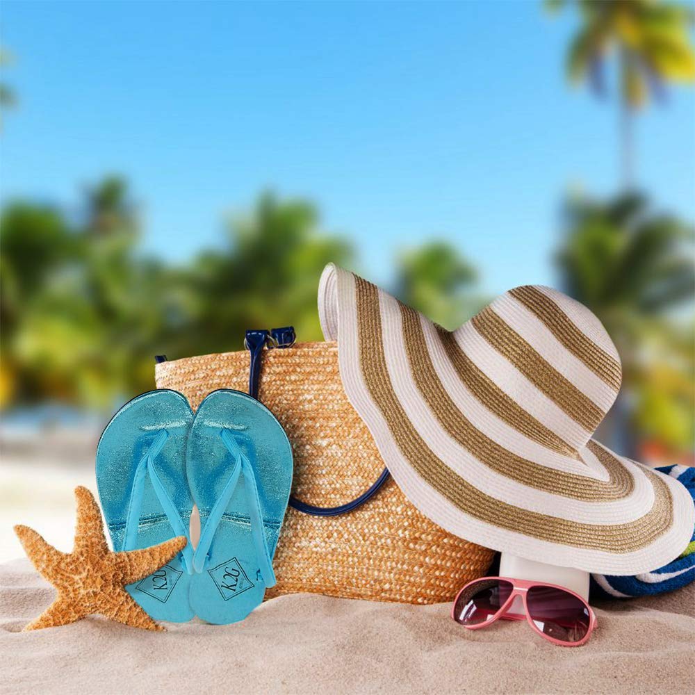 Women's Comfortable Flip Flops - Lightweight Summer Sandals for Beach, Pool & Casual Wear