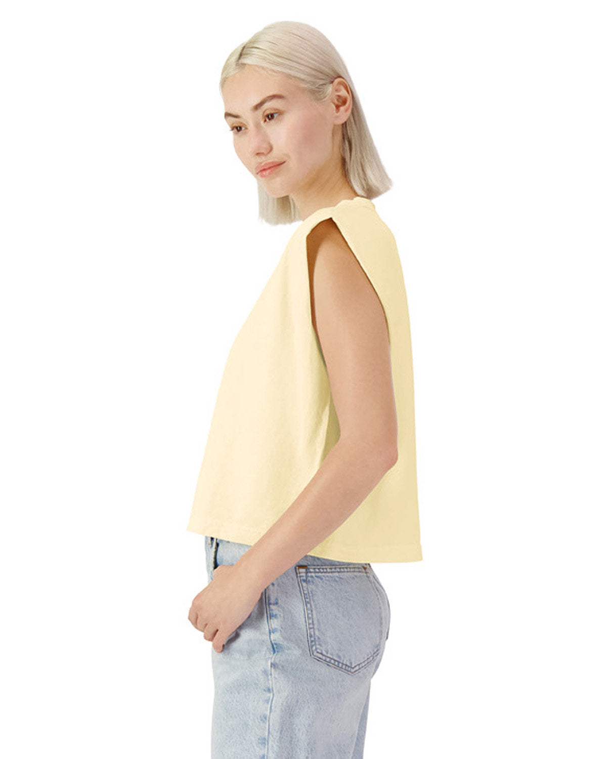 American Apparel 307GD Women's Vintage Washed Muscle Tank Top - Soft Breathable Cotton for Gym, Yoga & Summer Casual Wear