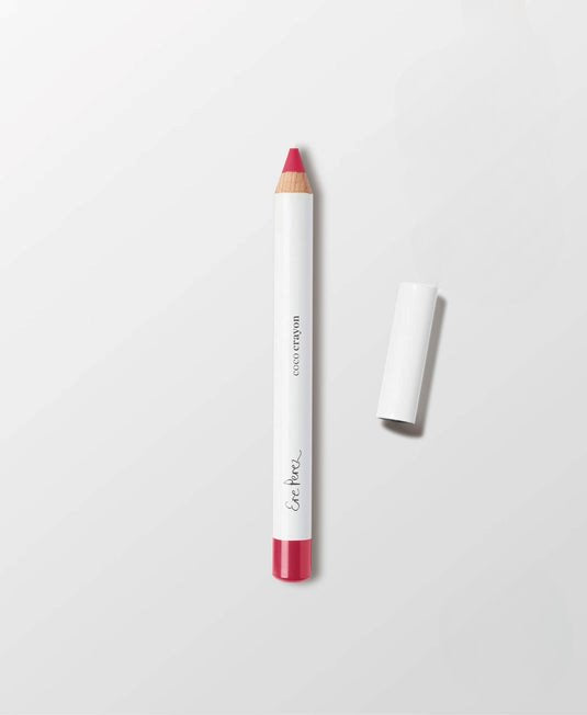 Ere Perez Coco Crayon Heart - Natural Vegan Lip & Cheek Tint for Everyday Makeup | Perfect for Date Night & Special Occasions