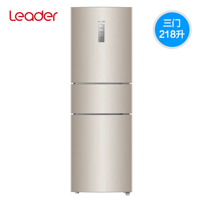Haier 218L 3-Door Energy Efficient Refrigerator with 2-Year Warranty - Perfect for Small Kitchens, Apartments & Dorm Rooms