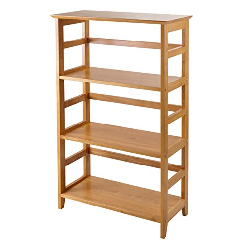 Modern 4-Shelf Bookshelf for Home Office & Study Room - 25.98