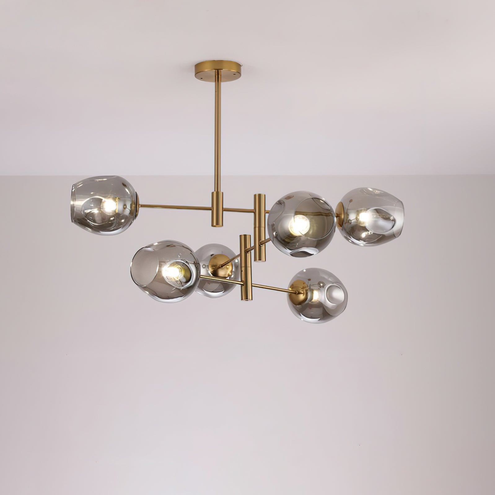 Elegant Branch Optical Chandelier - Modern Crystal Ceiling Light Fixture for Dining Room, Living Room, Bedroom Decor | Energy Efficient LED Lighting for Home & Office