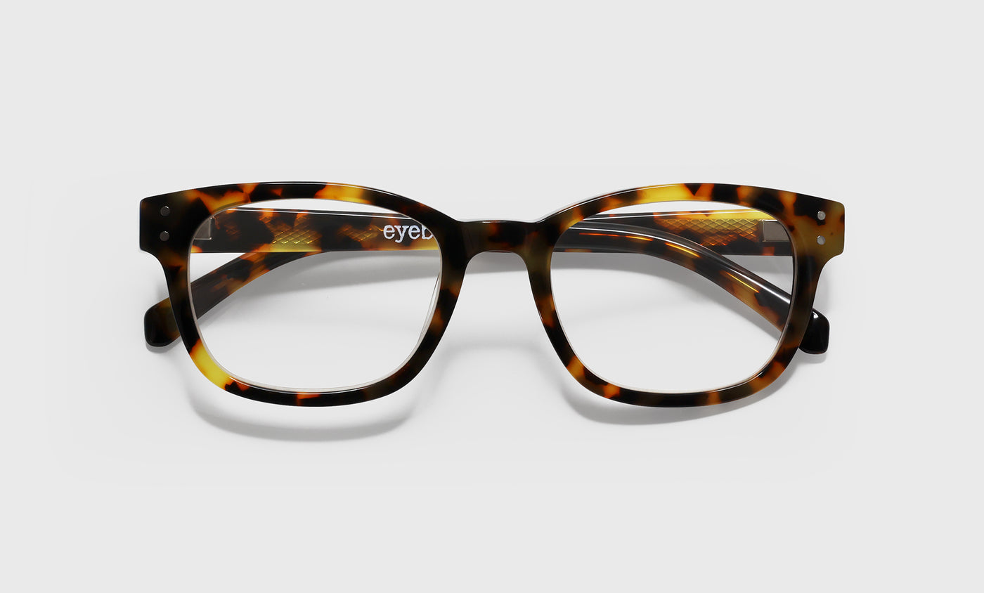 Biff Wide Color 19 Tortoise Shell Glasses Frame - Stylish & Durable Eyewear for Men & Women | Perfect for Reading, Driving & Fashion Accessories